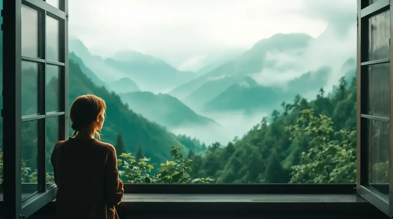 山雾之间